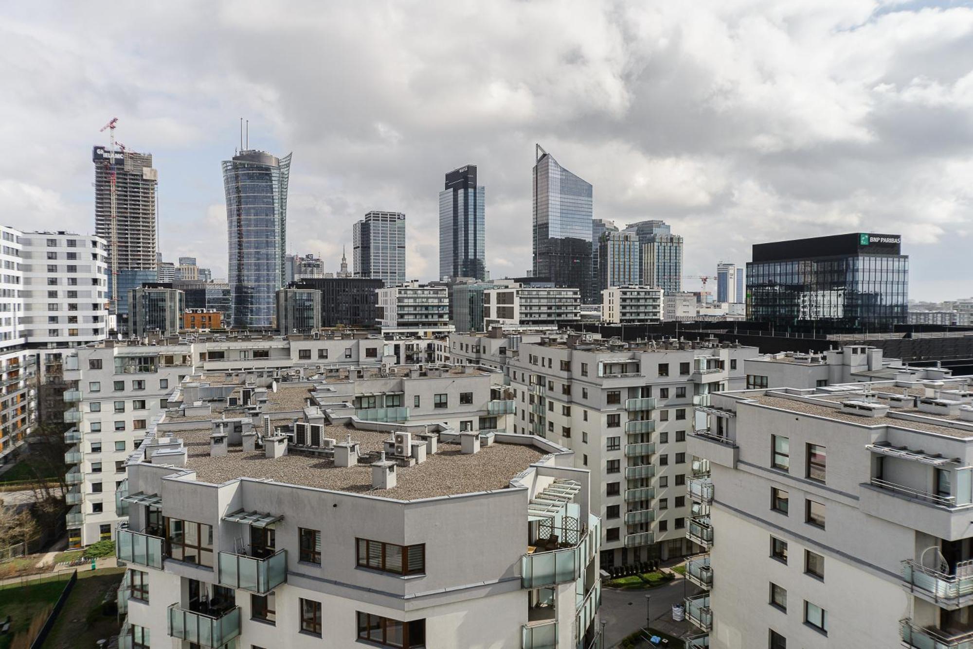 Apartament Luxury In The Center Of With View From The 11th Floor Warszawa
