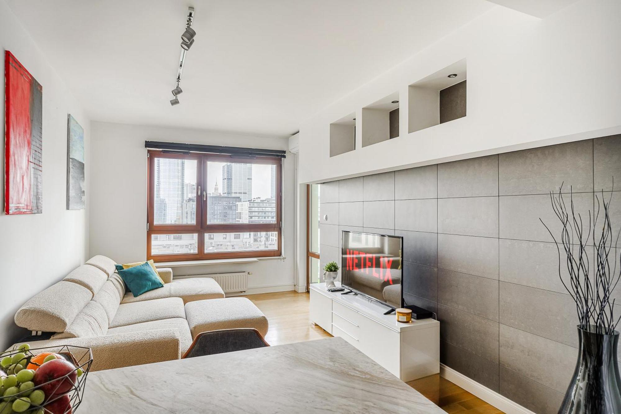 Luxury In The Center Of With View From The 11th Floor Apartament Warszawa